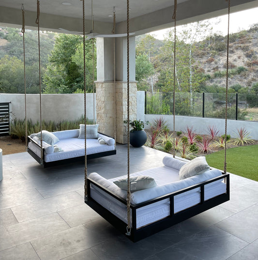 Bre Canyon modern contemporary porch swing bed by Nate and Lane