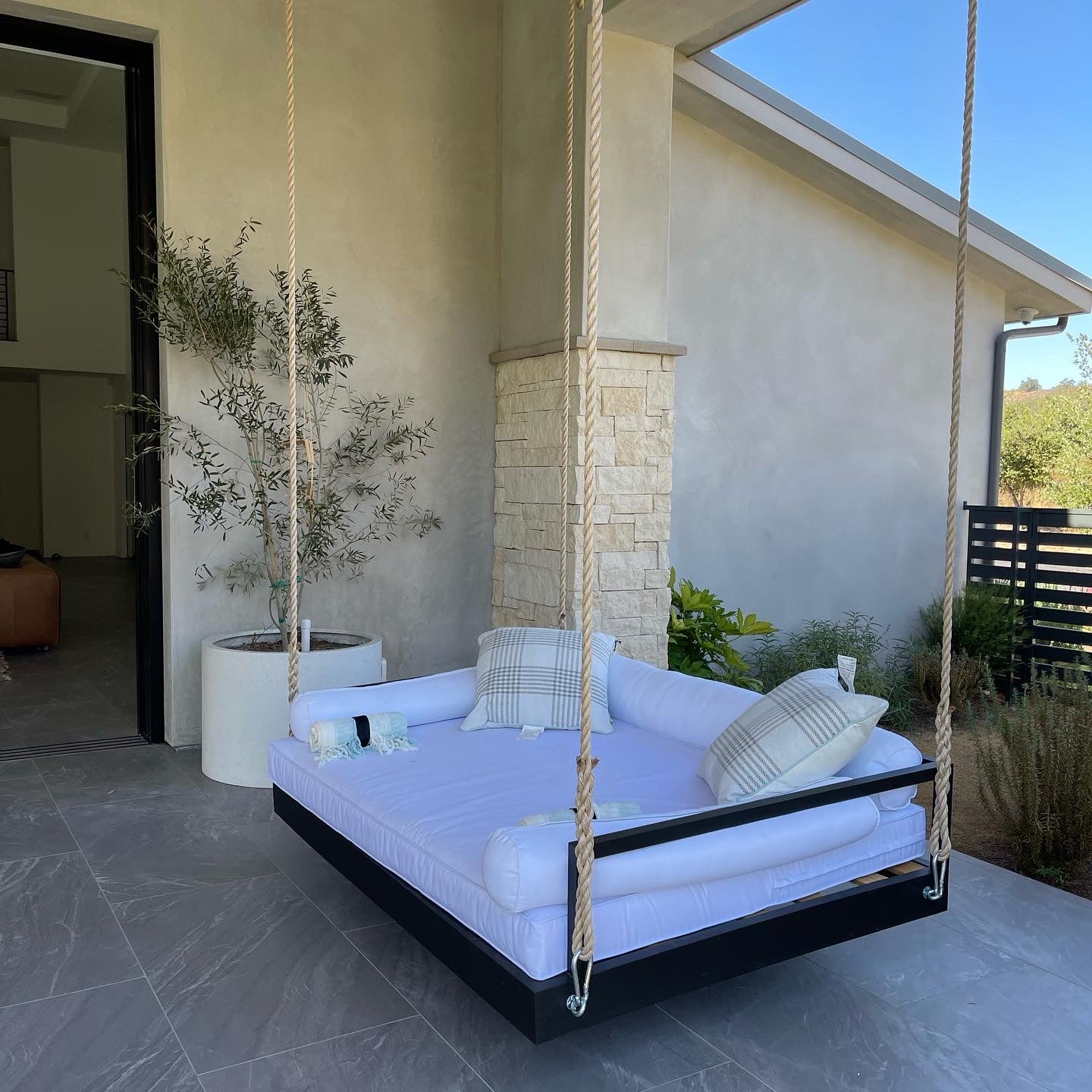 Modern Swing Beds by Nate and Lane 
Bre Canyon with 1" Pro Manila Rope