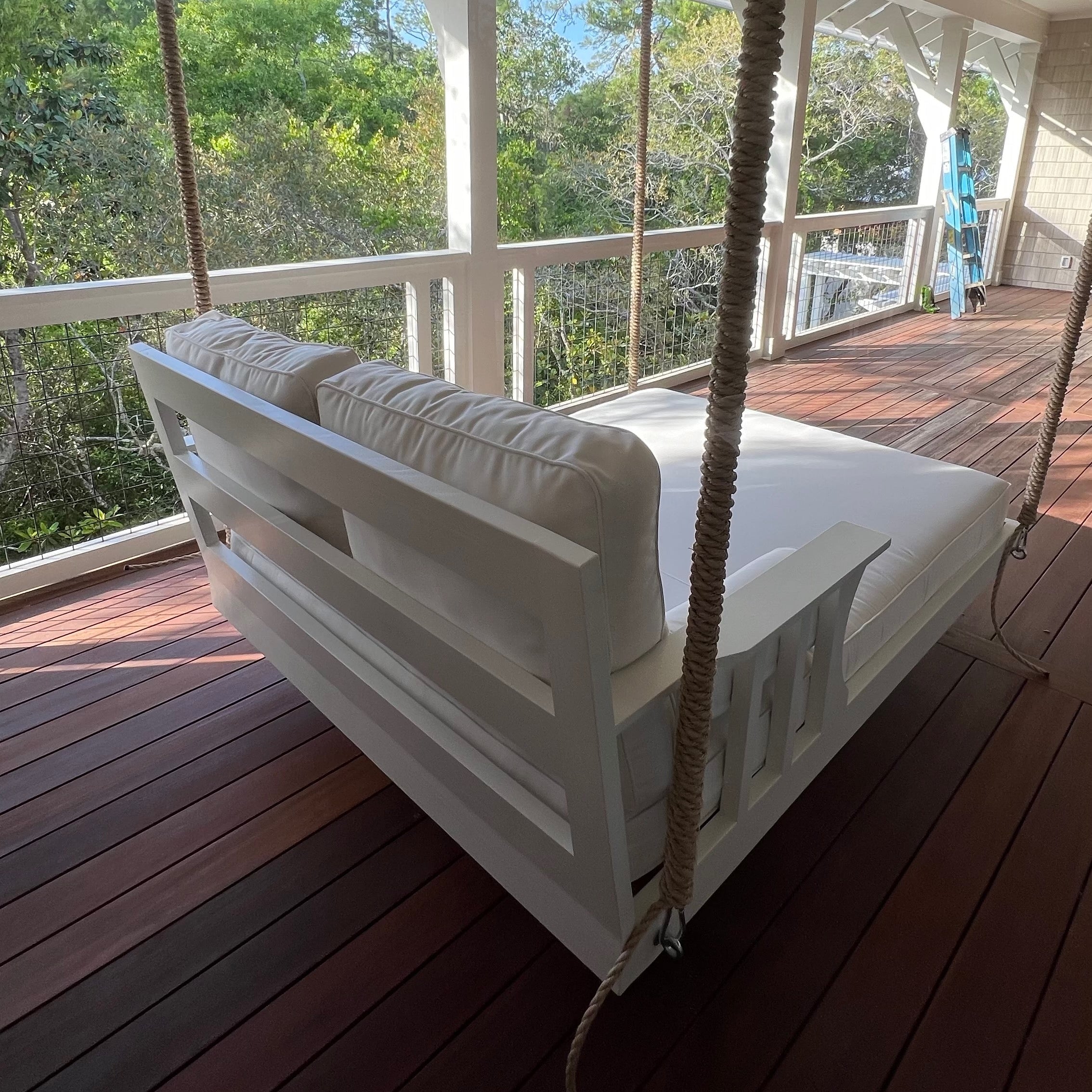  Chaise Lounge Style Swing Bed by Nate and Lane Back View