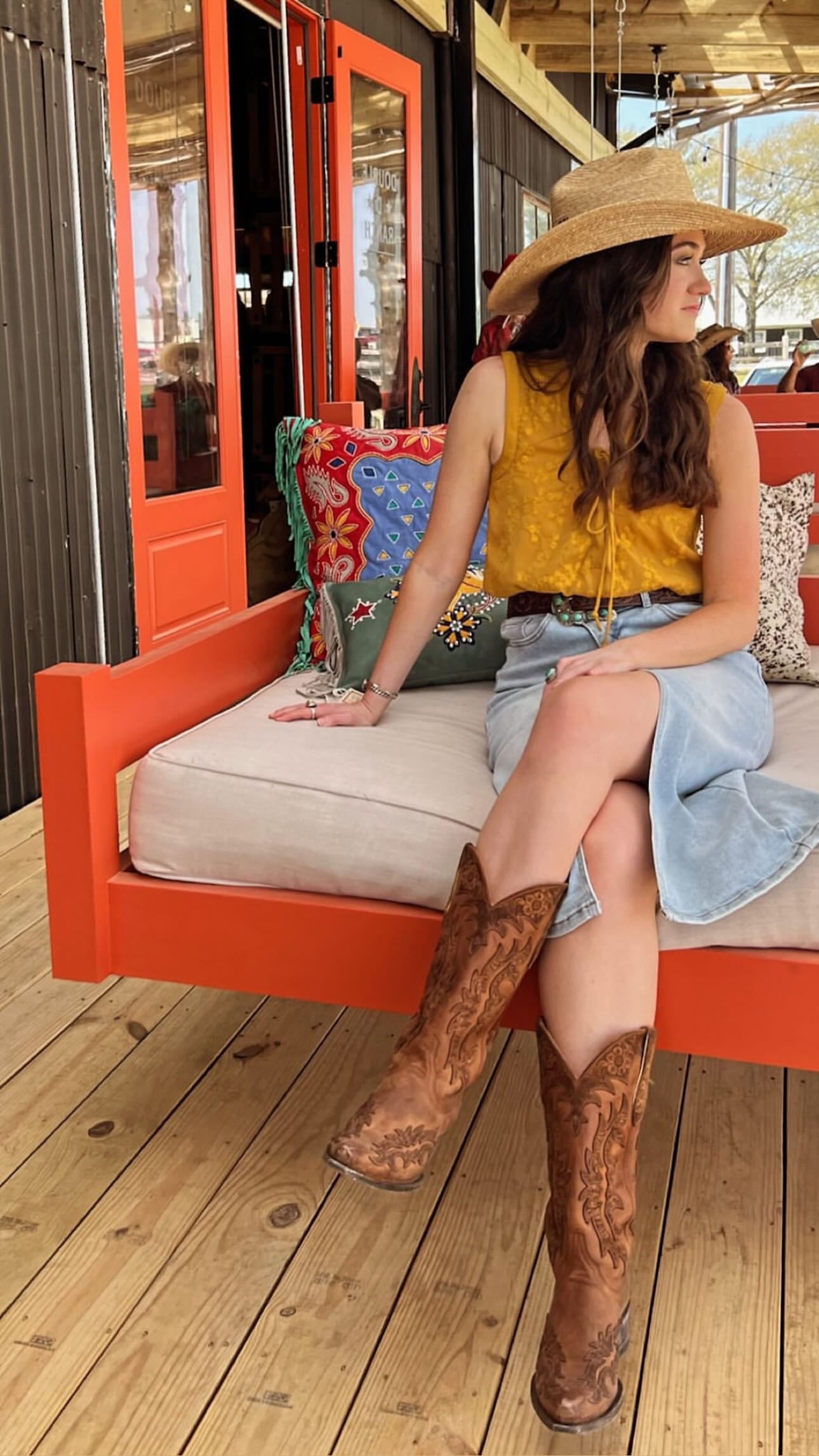 Double D Ranchwear Porch Swings with Metal Hooks