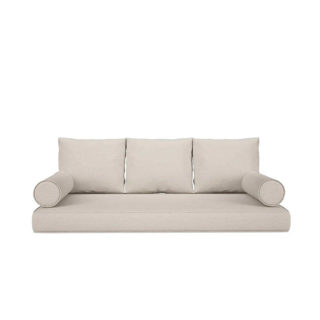 Sunbrella Goodwin Cushion Set, Canvas Flax