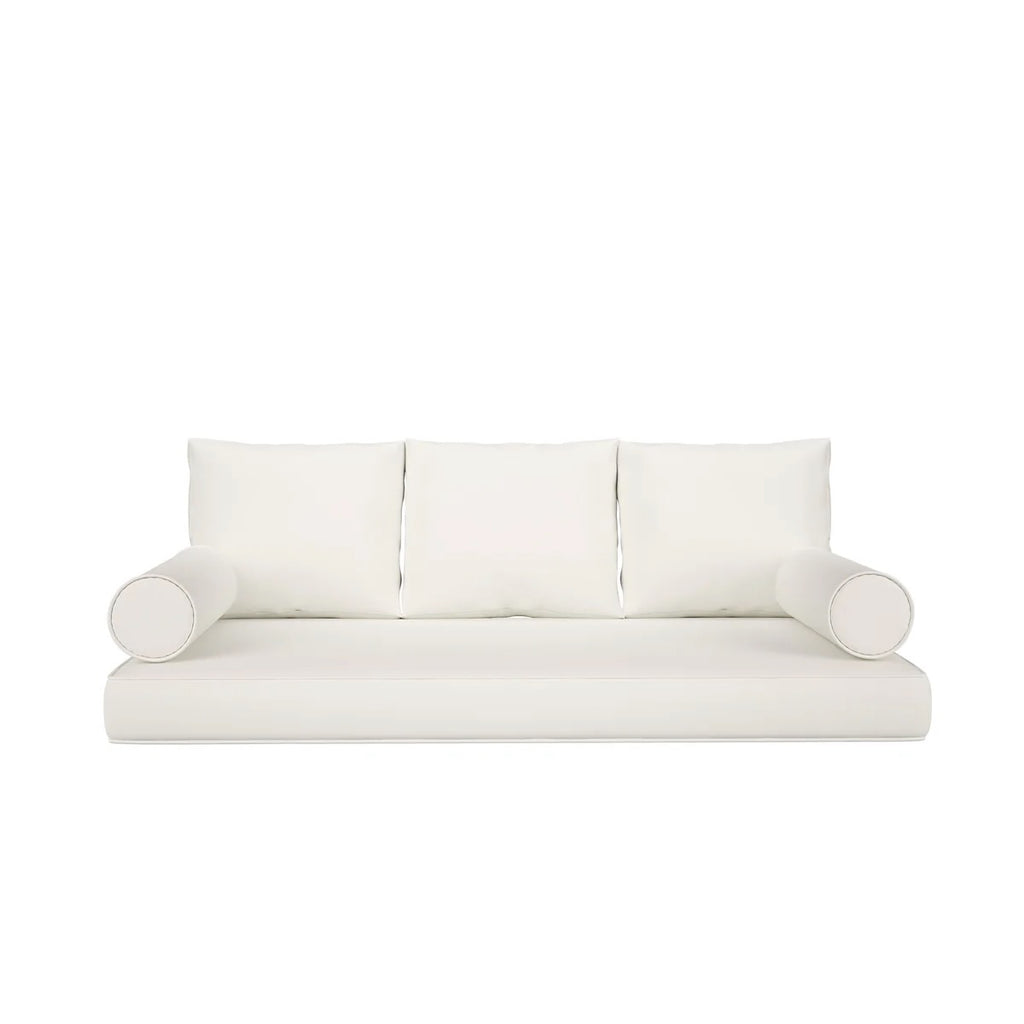 Sunbrella Goodwin Cushion Set, Canvas White