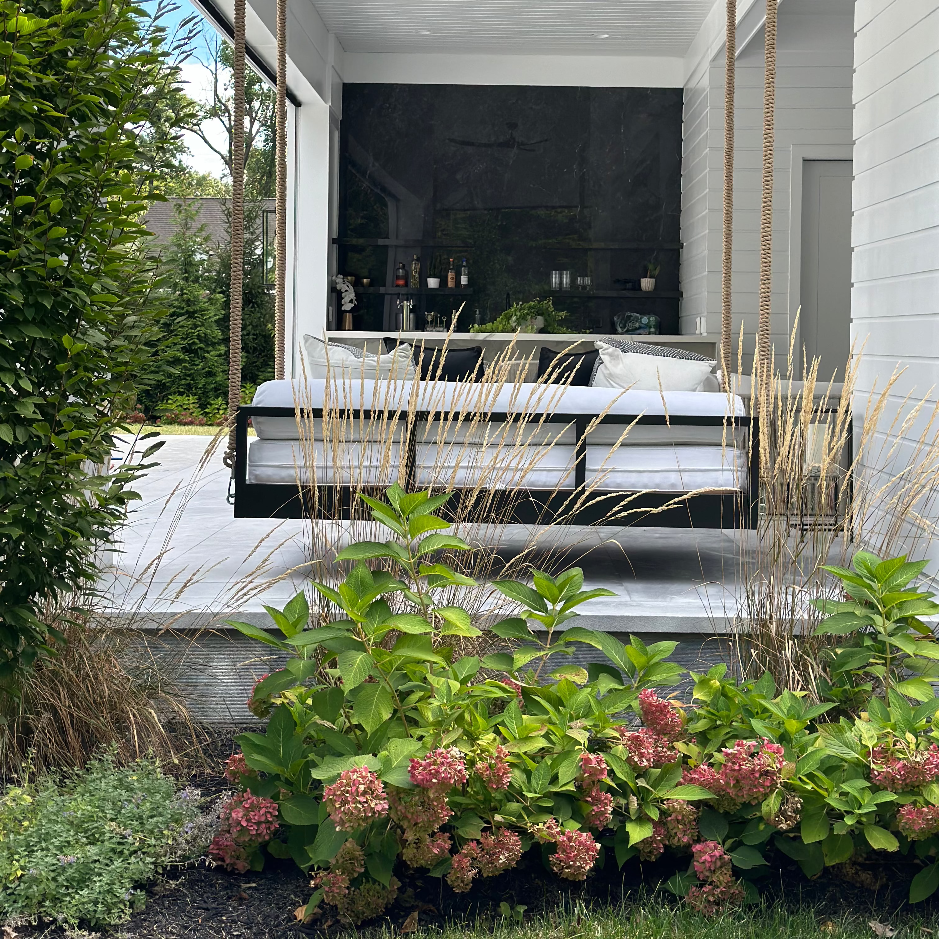 Modern Swing Beds by Nate and Lane hanging in New Jersey
