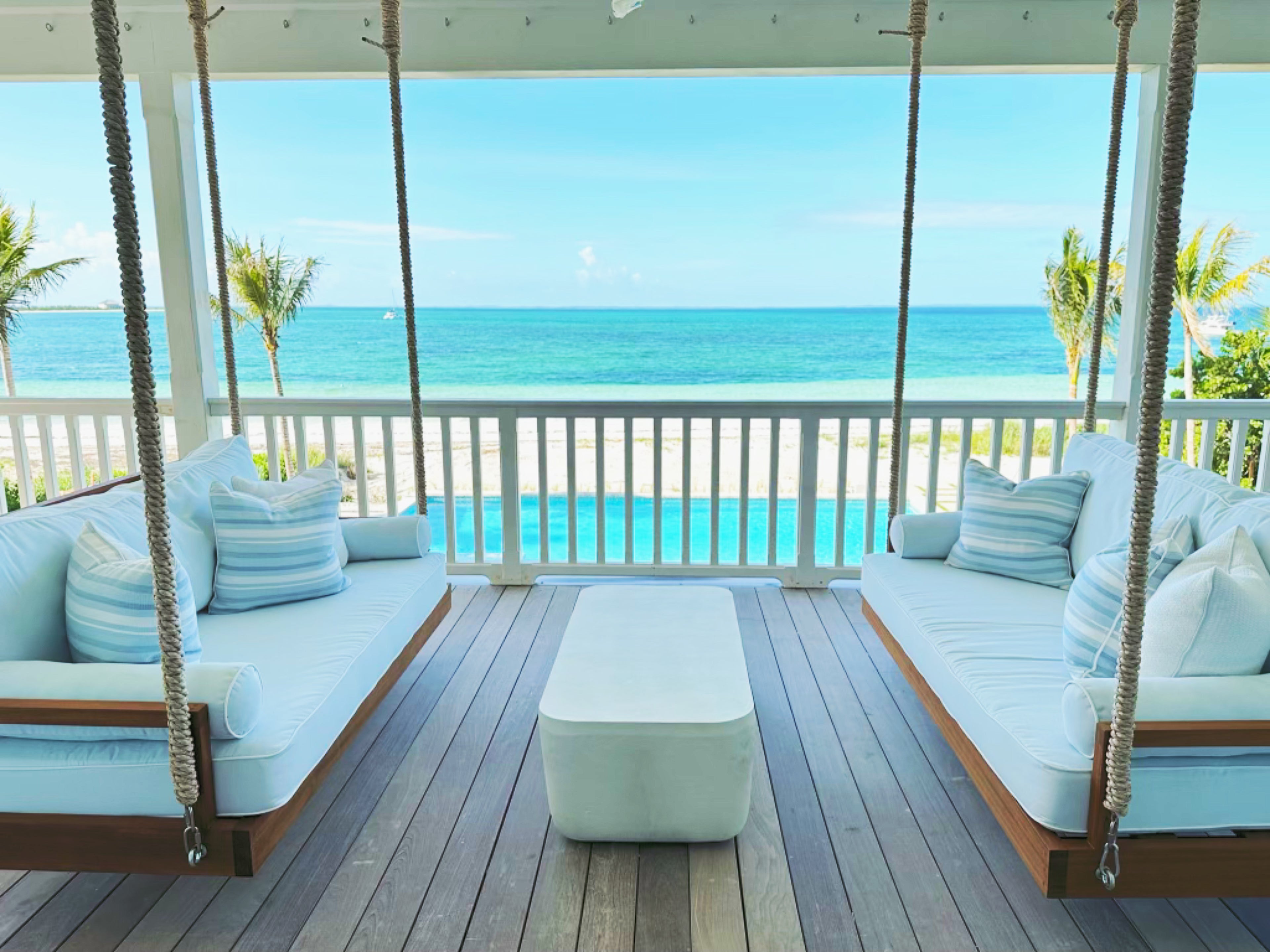 Teak Swing Bed Bahamas