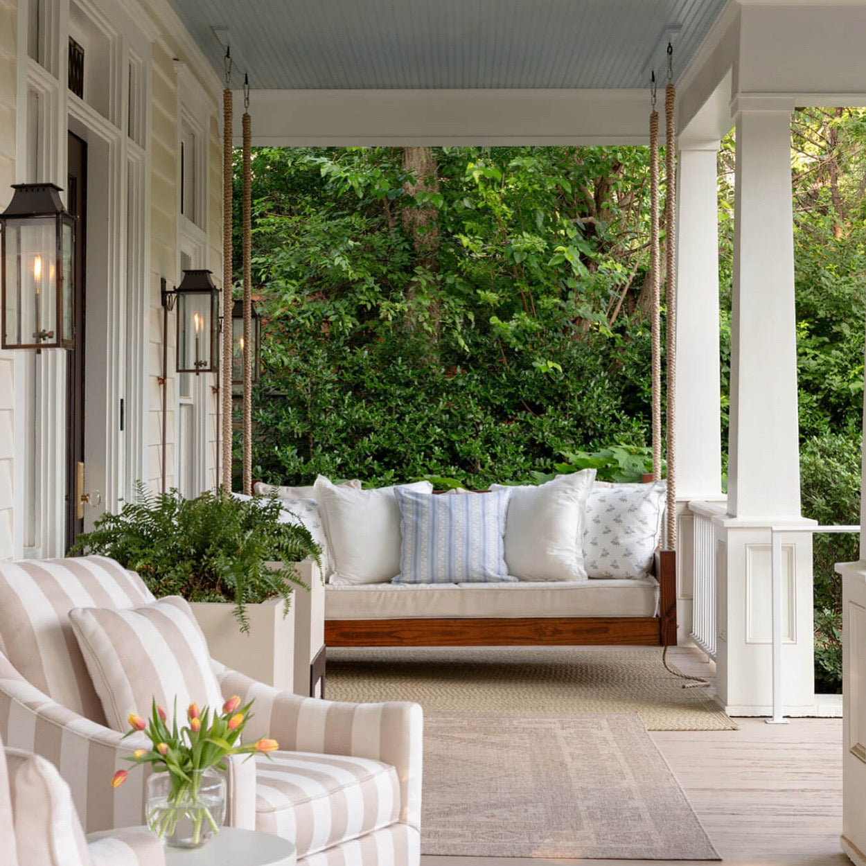 Springdale Arkansas Swing Beds by Nate and Lane for DK Design Outdoor